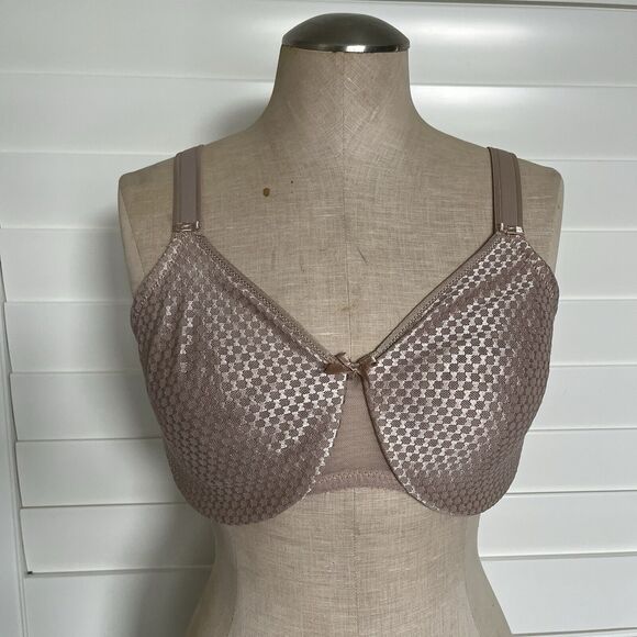 Chantelle Underwire bra, Nude Color, Full Coverage, Size US 32DDD, Style C29710 - Picture 1 of 7